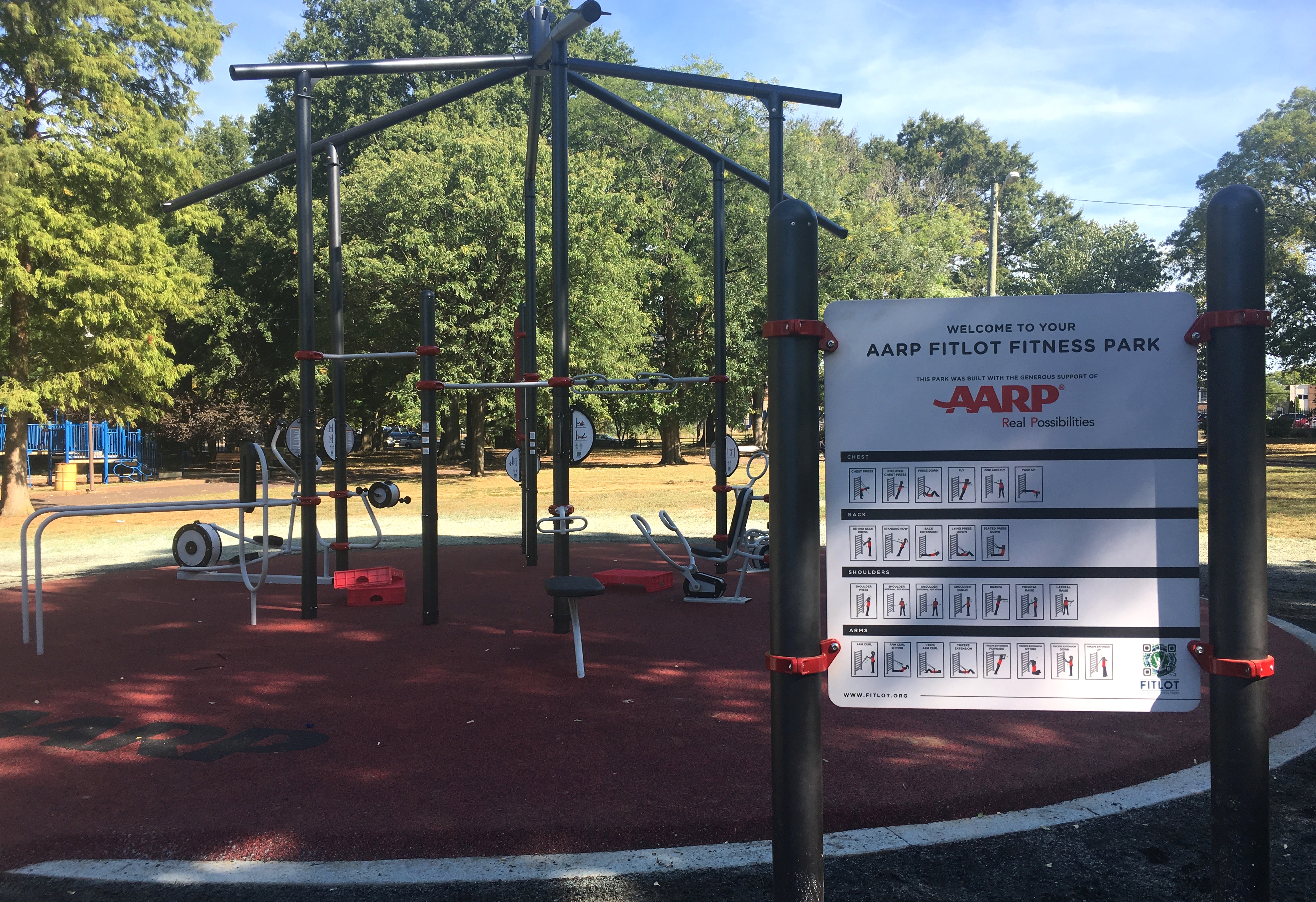 Outdoor fitness space added to Wilmington's Herman Holloway Park
